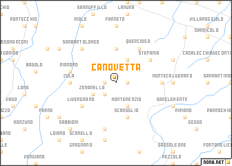 map of Canovetta