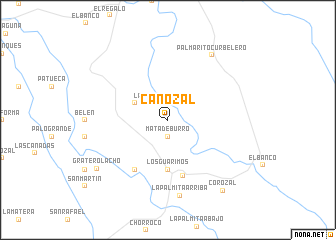 map of Canozal