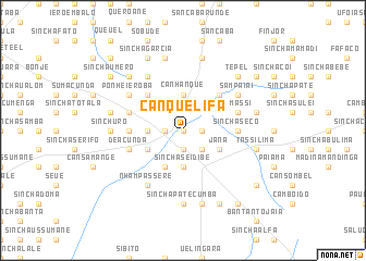 map of Canquelifá