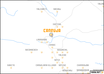 map of Canrujá