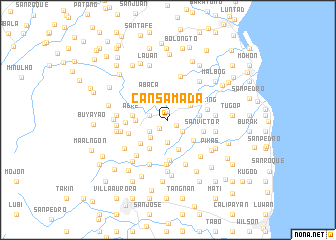 map of Cansamada