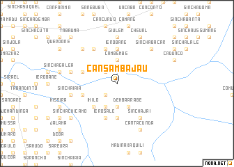 map of Cansamba Jau