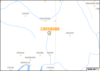 map of Cansamba