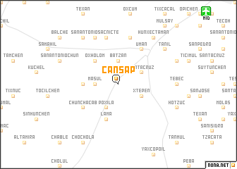 map of Cansap