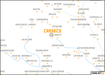 map of Canseco