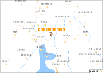 map of Cansís Arriba