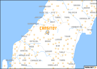 map of Cansitoy