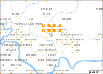 map of Cansonco