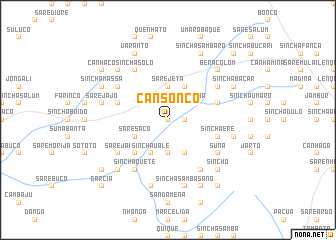 map of Cansonco