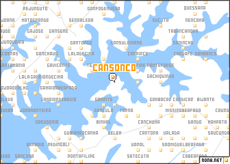 map of Cansonco