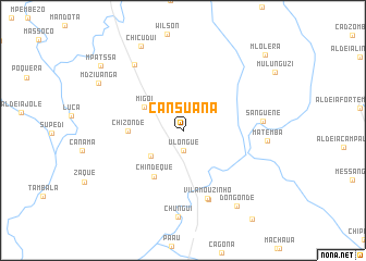 map of Cansuana