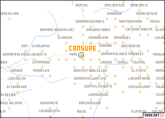 map of Cansupe