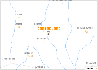 map of Cantaclaro