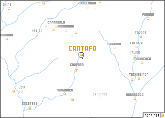 map of Cantafo