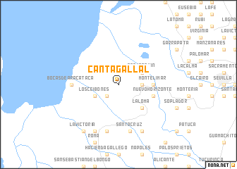 map of Cantagallal