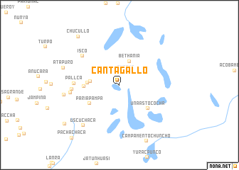 map of Cantagallo