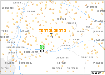 map of Cantalamota