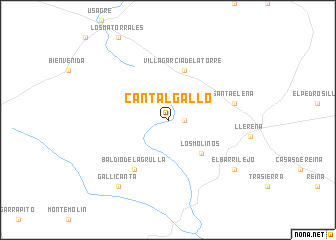 map of Cantalgallo