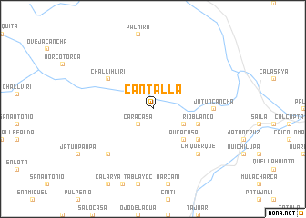 map of Cantalla