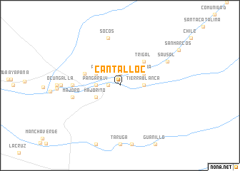 map of Cantalloc