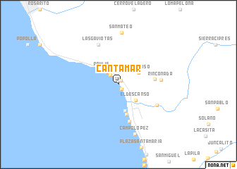 map of Cantamar