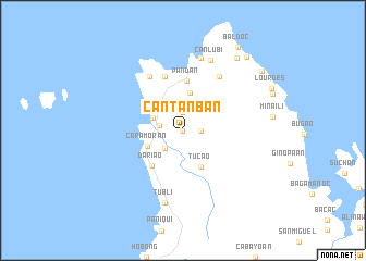 map of Cantanban