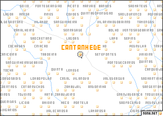 map of Cantanhede