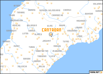 map of Cantao-an