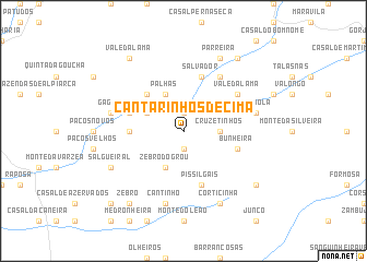 map of Cantarinhos de Cima