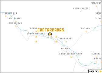 map of Cantarranas