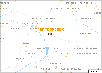 map of Cantarranas