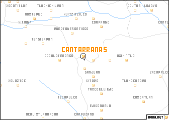 map of Cantarranas