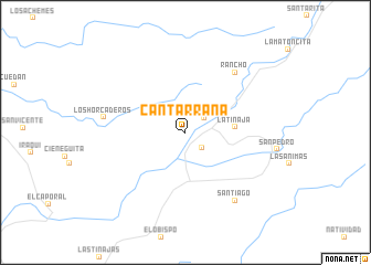 map of Cantarrana