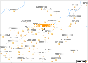 map of Cantarrana