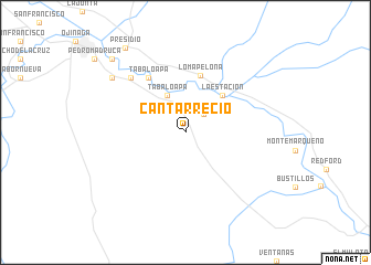 map of Cantarrecio