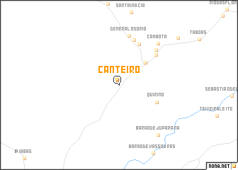 map of Canteiro