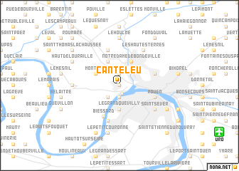 map of Canteleu