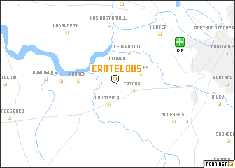 map of Cantelous