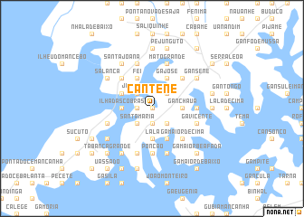 map of Cantene