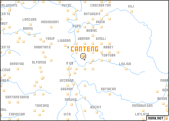 map of Canteng