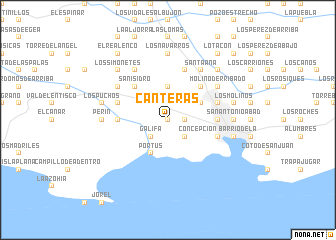 map of Canteras