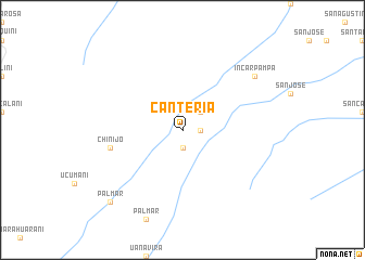 map of Cantería