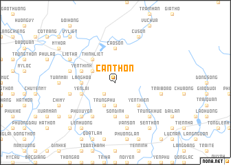 map of Can Thôn