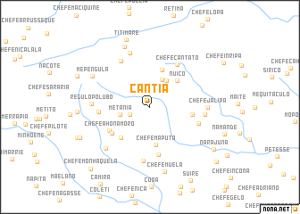 map of Cantia