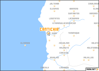 map of Cantichia