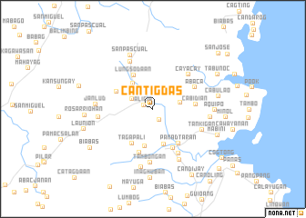 map of Cantigdas