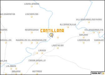 map of Cantillana