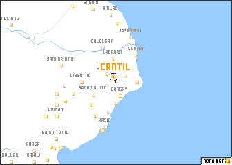 map of Cantil