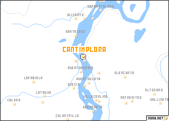 map of Cantimplora