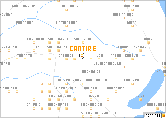 map of Cantire